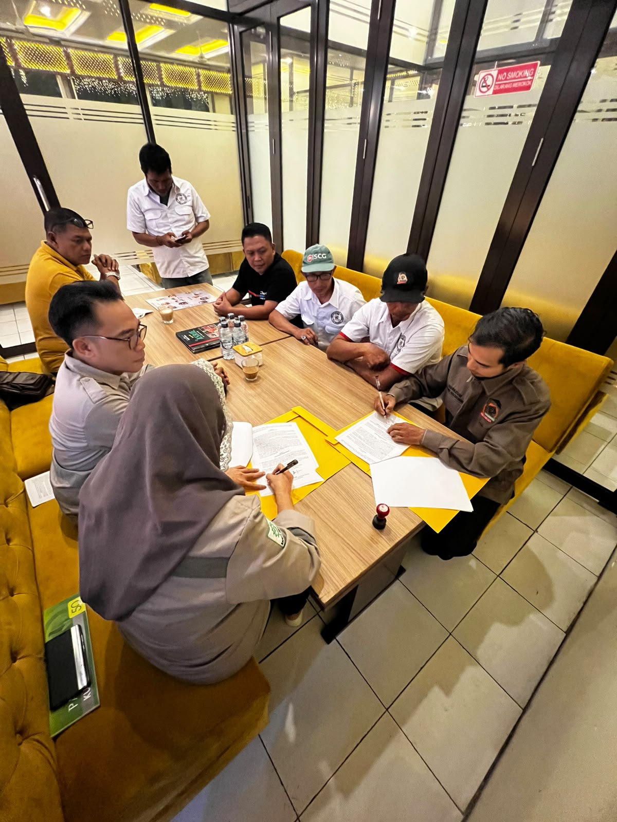 CV GUNTUR GELAR MANDIRI (CGM)MENJJALIN KERJASAMA DENGAN DPD TANI MERDEKA INDONESIA (TMI)KAB SUKABUMI