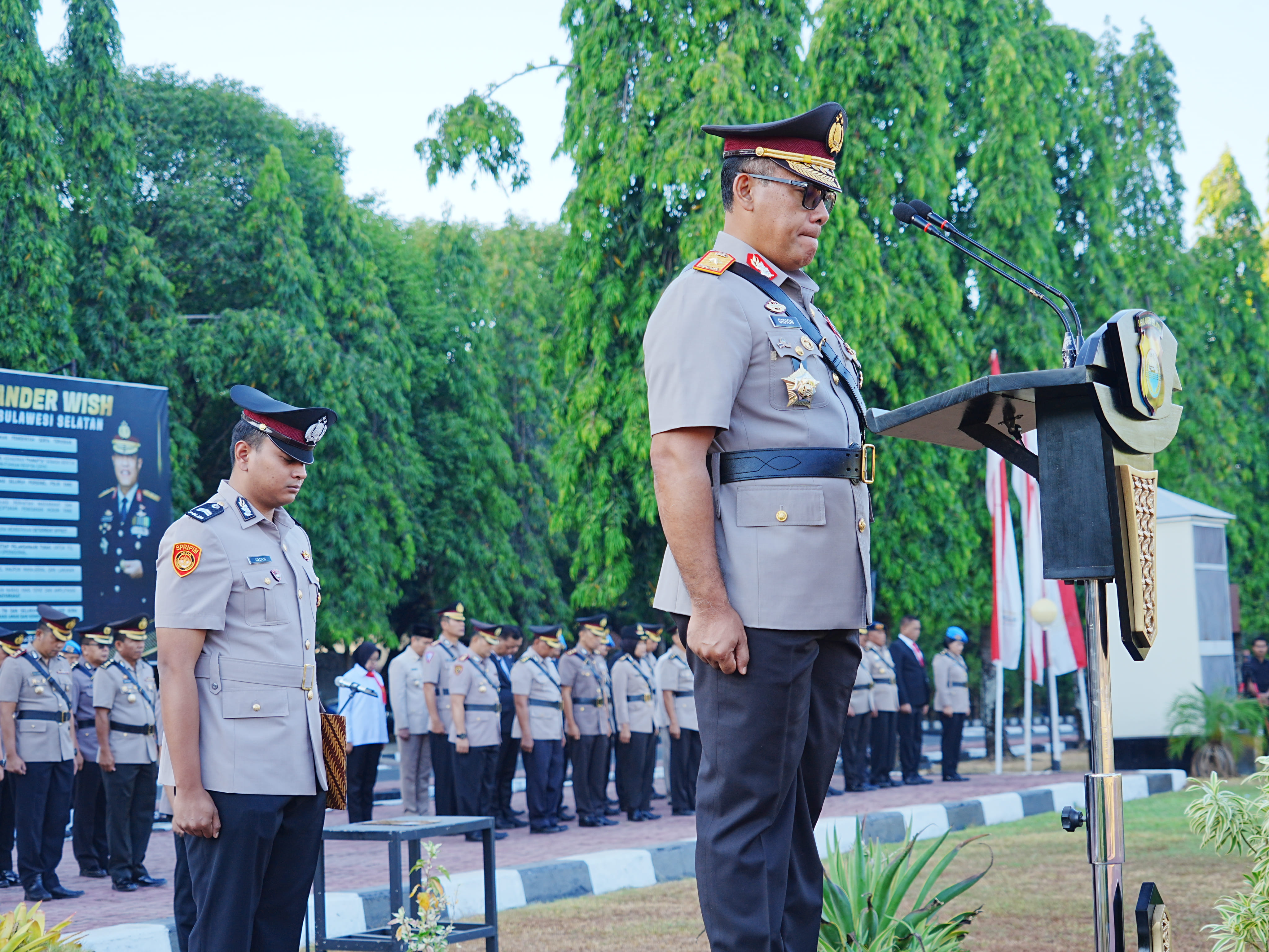 Polda Sulsel Gelar Upacara Peringatan Hari Juang Polri Tahun 2026, Teguhkan Semangat Perjuangan dan Pengabdian.