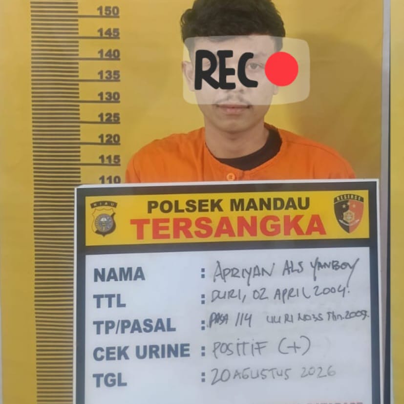 Tim Opsnal Polsek Mandau Tangkap ‘Yanboy’ Tengah Malam
