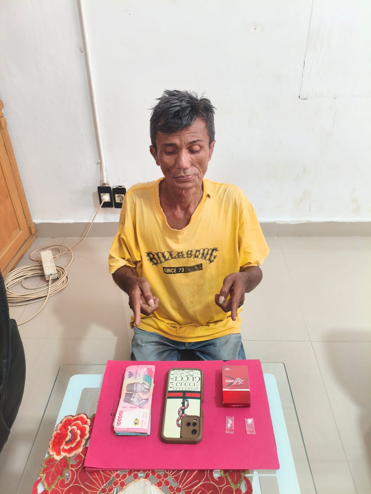 Polsek Mandau menyingkap Kasus Narkotika